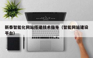 邳州新泰智能化网站搭建技术指导（智能网站建设平台）